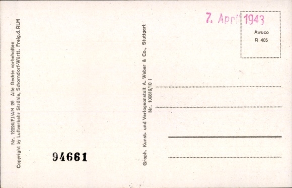 Postcard Schillingsfürst in Middle Franconia, aerial photograph