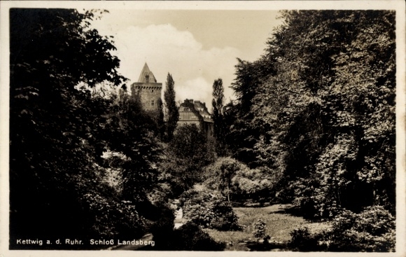 Postcard Ratingen North Rhine Westphalia, Landsberg Castle near Kettwig