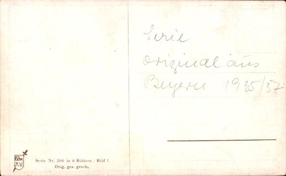 Song Artist Postcard Boettcher, Hans, On the Swabian Railway, Picture 1