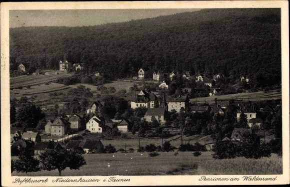 PC Niedernhausen in the Taunus Hessen, pensions at the edge of the forest