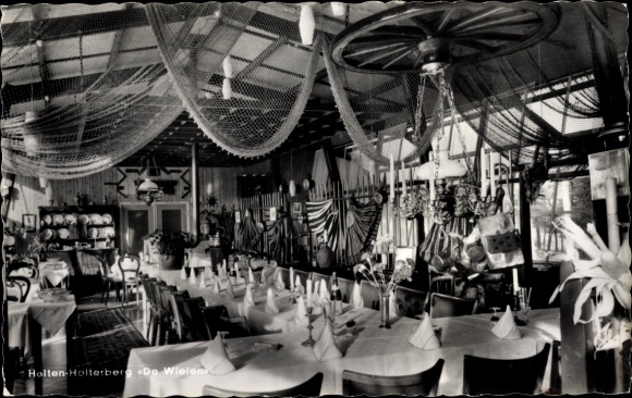 KP Holten Overijssel Holandia, Cafe-Restaurant De Wielen, In de Holterberg, widok wnętrza