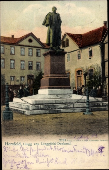 PC Bad Hersfeld Hesse, Lingg von Linggenfeld monument