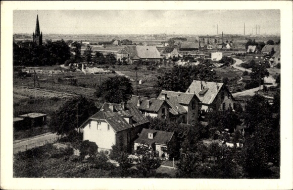 Postcard Hamburg Bergedorf Moorfleet, view of the district