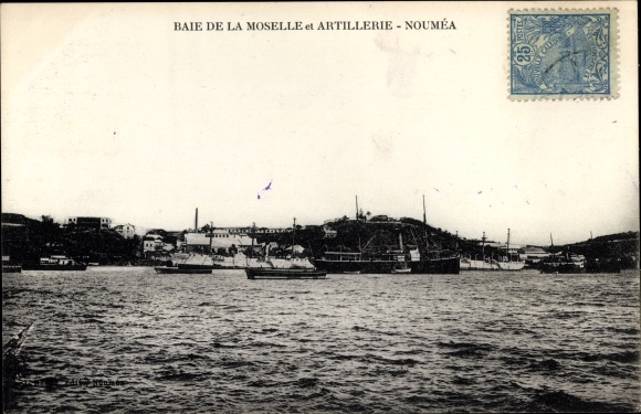 KP Noumea Nowa Kaledonia, Baie de la Moselle et Artillerie