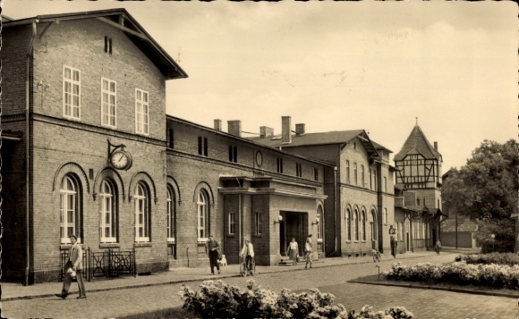 Ak Bad Freienwalde an der Oder, Bahnhof