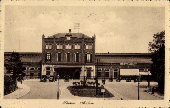 Postcard Arnhem Brussels Brussels, train station