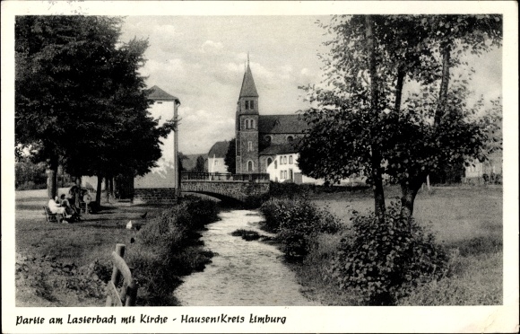 PC Hausen Waldbrunn, lot at Lasterbach with view to the church