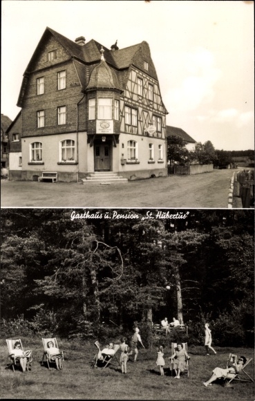 KP Maisborn Nadrenia-Palatynat, Gasthof St. Hubertus, wł. B. Klippel, miejsce do opalania