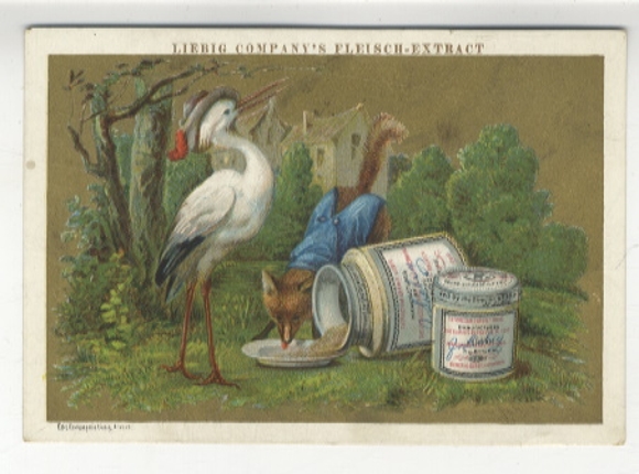Liebig single image A 48 S 128 Fables by Lafontaine, image 5, 1883
