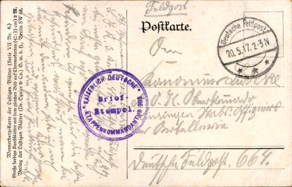 Artist Postcard Wennerberg, Bruno, For the Fatherland, Iron Cross, Nailing