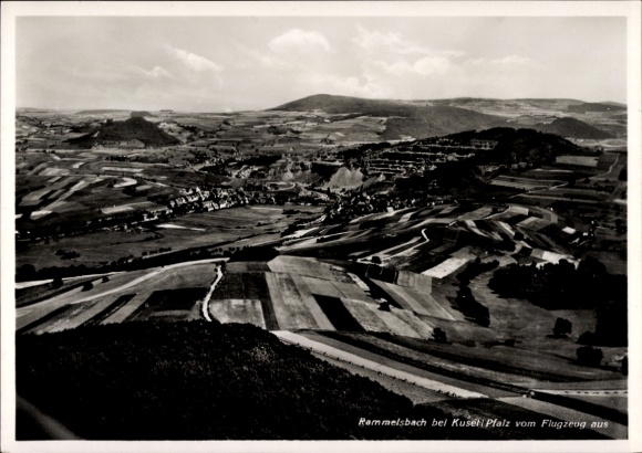 Postcard Rammelsbach in der Pfalz, aerial photograph