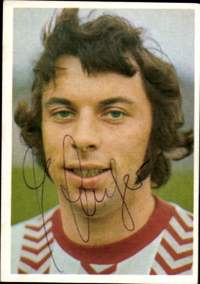 Obraz kolekcjonerski gwiazdy futbolu 1973/1974, zdjęcie nr 310, Klaus Senger, RW Essen