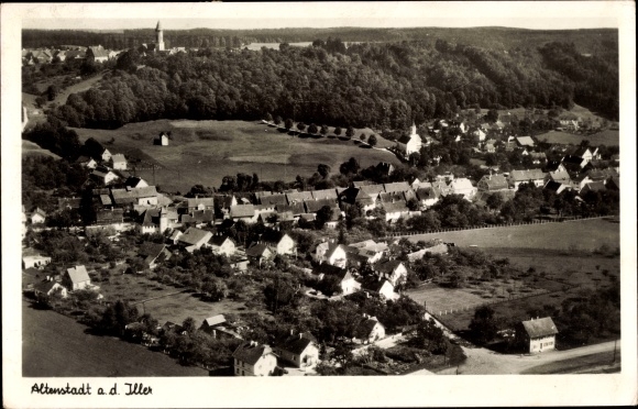 Ak Altenstadt an der Iller, Panorama vom Ort