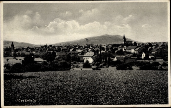 Postcard Miesenheim Andernach am Rhein, total view of the village