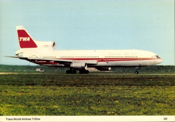 Postcard passenger aircraft, Trans World Airlines TriStar