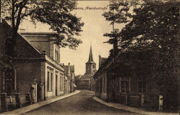 Postcard Esens in East Frisia, Heerdestraße