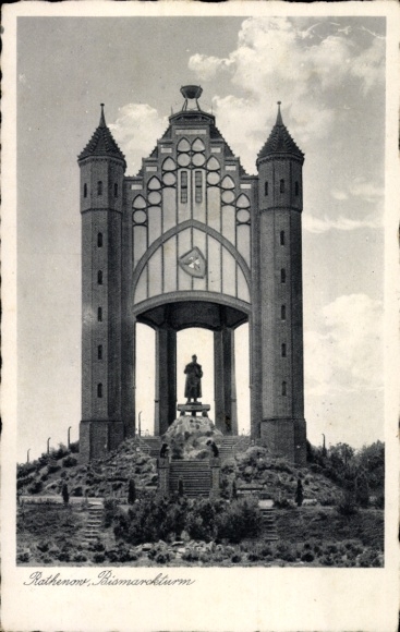Ak Rathenow in Havelland, Bismarcktoren