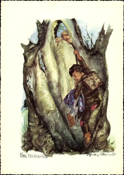 Artist PC Schwarz Torinus, Anna, The Lighter, Fairy Tales, Hans Christian Andersen