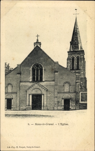 Ak Noisy le Grand Seine et Marne, L´Église