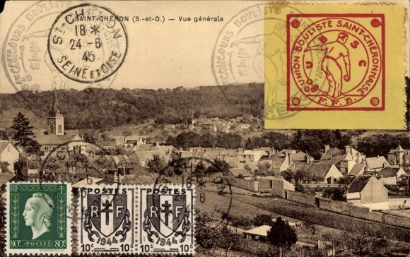 Ansichtkaart Saint Chéron Essonne, algemeen beeld