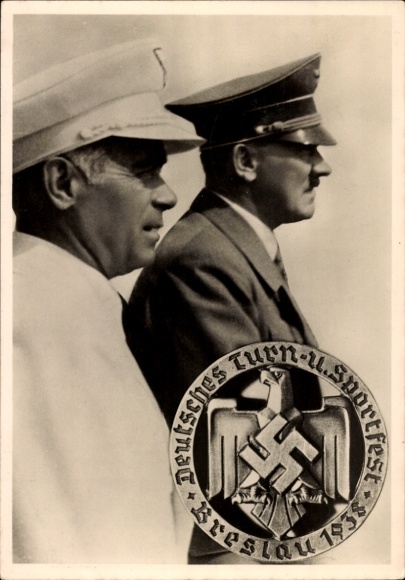 KP Wrocław Wrocław Wrocław, Niemiecki Festiwal Gimnastyki i Sportu 1938, przywódca Adolf Hitler