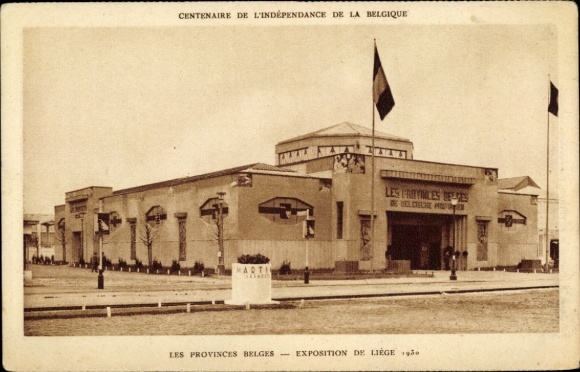PC Liège Liège Wallonia, World Exhibition 1930, Les Provinces Belges
