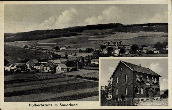 PC Halberbracht Lennestadt in Sauerland, place with surroundings, inn