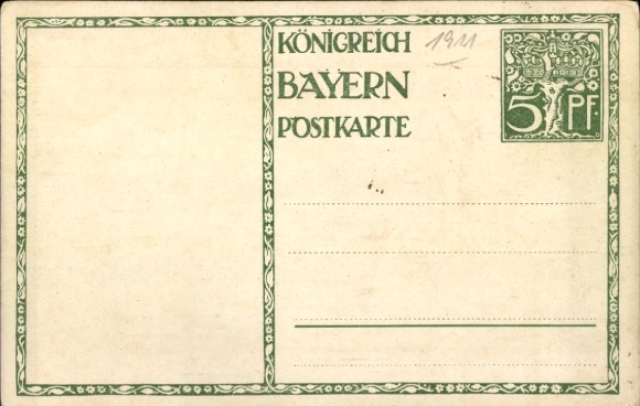 Postal stationery artist Postcard Diez, M., Prince Regent Luitpold of Bavaria, 1821 to 1911, carriage