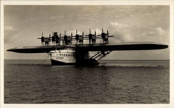 Foto Ak Flugboot Dornier Do X