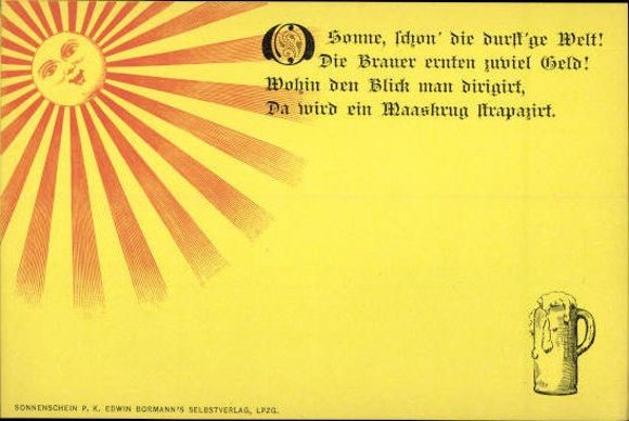 Set of PCs in envelope, sunshine with humorous sayings