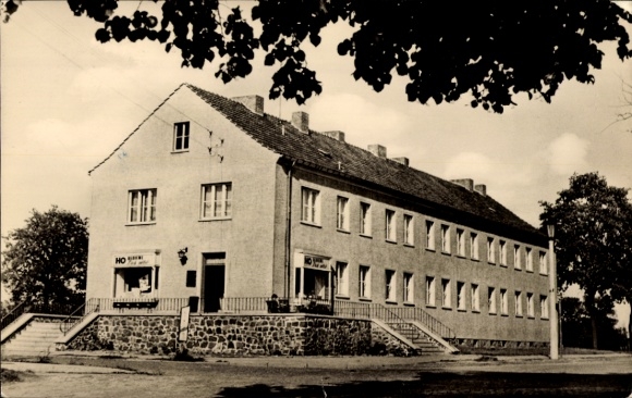 Postcard Kalbe Milde in the Altmark, new building in Gartenstraße