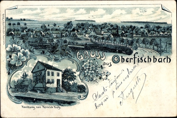 lito Oberfischbach w dzielnicy Rhein Lahn, działka, widok na miejscowość