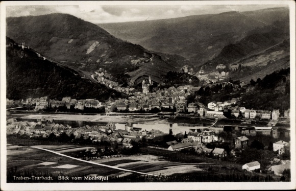 Ak Traben Trarbach, Montroyal, Totalansicht