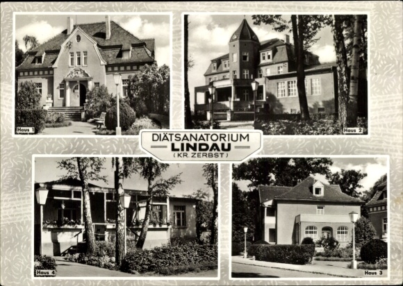KP Miasto Lindau Zerbst w Anhalt, SANATORIUM DIETETYCZNE, Dom 1, Dom 2, Dom 3, Dom 4