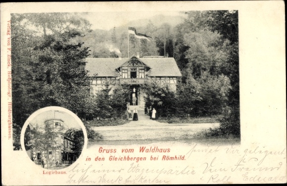 KP Römhild w Turyngii, Waldhaus, Gleichberge, Logierhaus