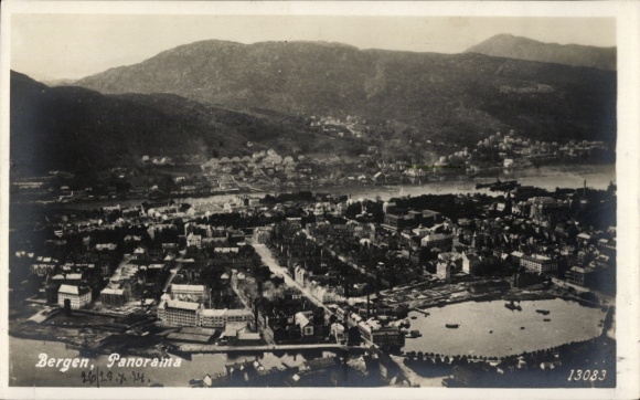 KP Bergen Norwegia, widok ogólny