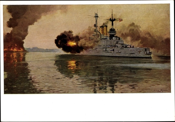 KP artysty Bergen, Claus, pancernik Schleswig Holstein, bombardowanie Westerplatte, HDK 15