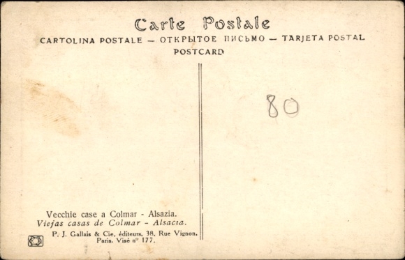 Artists PC Hansi, Jean Jacques Waltz, Colmar Kolmar Alsace Haut Rhin, Vieilles maisons