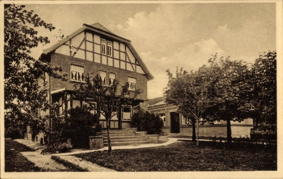 Postcard Wennigser Mark Wennigsen, factory workers' school