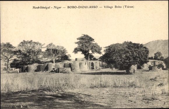Ak Bobo Dioulasso Niger, Vue sur la ville, Blick auf Ortschaft