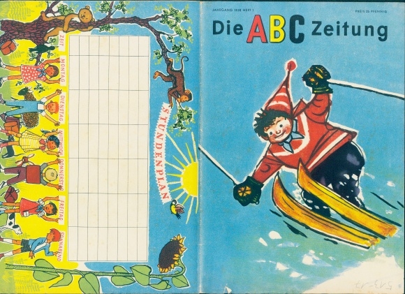 The ABC newspaper with timetable, issue 1978, issue 1, the haughty snowman