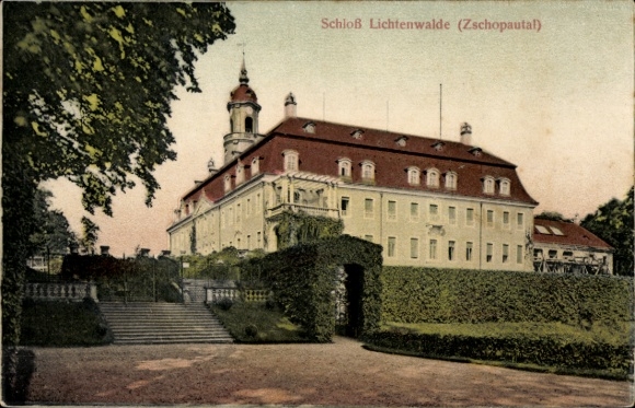 Ak Lichtenwalde Niederwiesa Sachsen, Schloß  Zschopautal