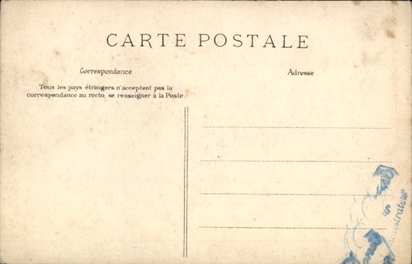 Postcard Paris, Sapeurs Pompiers, Un Poste central