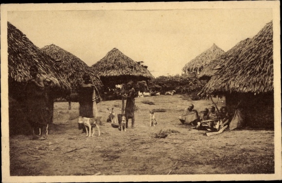 Ak Kenia, Oost-Afrika, hoek van Taita-dorp