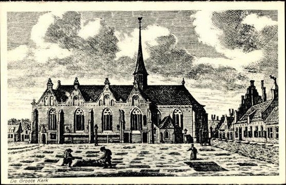 10 old PCs Oud Leerwarden in Friesland, Netherlands, series with cover