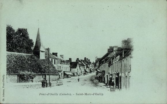 CPA Pont de Ouilly Calvados, Saint Marc d'Ouilly