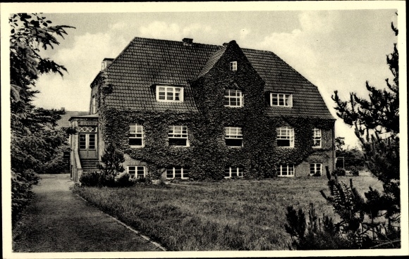 Postcard Wyk auf Föhr, lot at the children&#39;s home Köhler, south beach