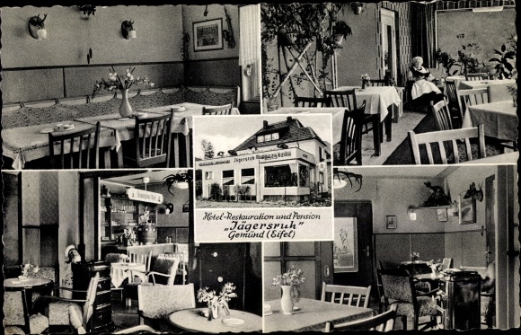 Ak Gemünd Schleiden in der Eifel, Hotel und Restaurant Jägersruh