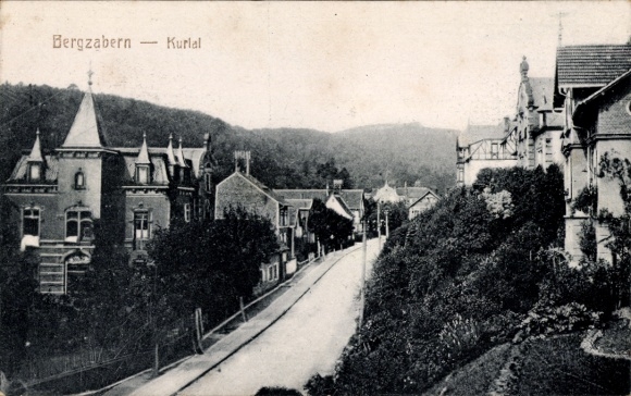 Postcard Bad Bergzabern on the Palatinate Wine Route, Kurtal