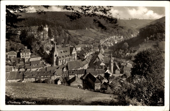 Postcard Stolberg im Harz, general view